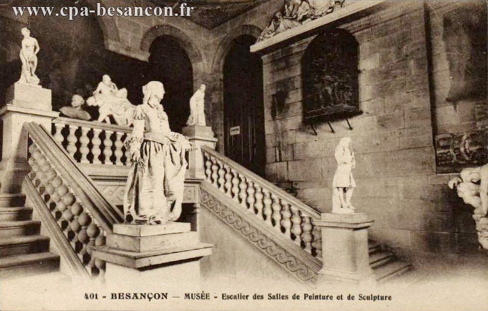 401 - BESANÇON - MUSÉE - Escalier des Salles de Peinture et de Sculpture